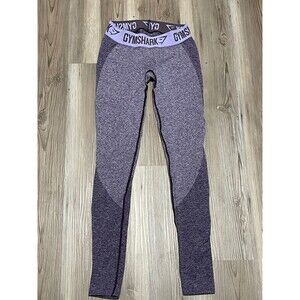 Gymshark Womens S? Vital Seamless Leggings Heather Purple Stretch Workout